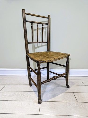 Edwardian antique char rush - antique,