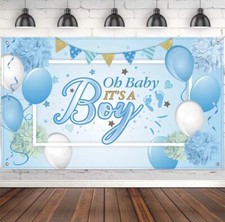 Baby Shower Backdrop Banner