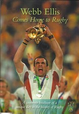 2003 RUGBY WORLD CUP - WEBB ELLIS COMES HOME TO RUGBY - RUGBY BOOK