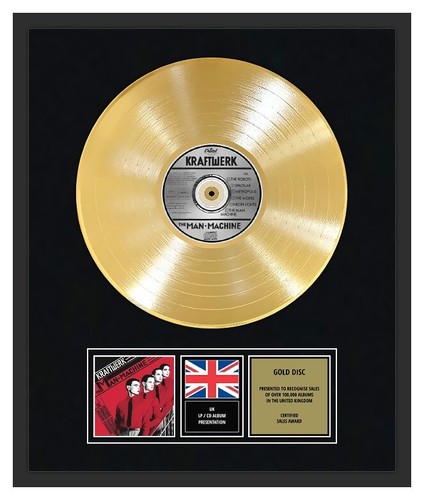 Kraftwerk gold disc lp - kraftwerk,