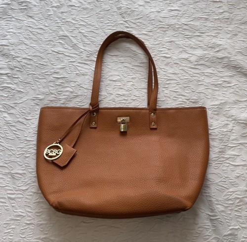 Bcbg paris cognac tan pebbled - paris,
