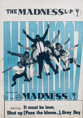 Madness 1982 vintage - uk, poster