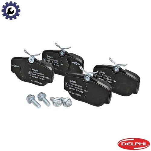 Brake pad set disc - set,