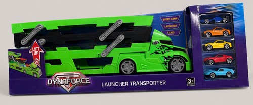Car launcher transporter toy - car,