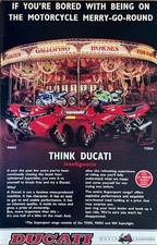 DUCATI SUPERSPORT RANGE 900SS / 750SS - ORIGINAL ADVERT 29cm by 21cm