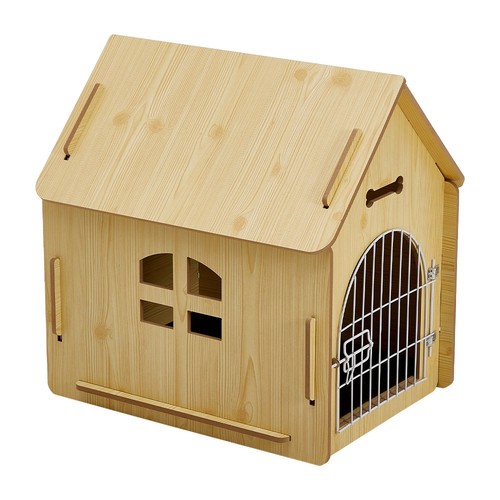 Wooden dog house - wooden, indoor
