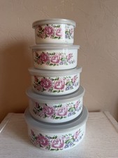 Vintage Enamel Metal Nesting