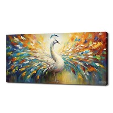 White Peacock Art Print |