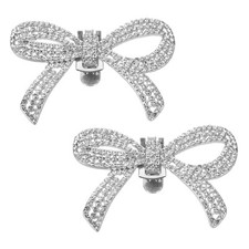2pcs Rhinestone Shoe Clips