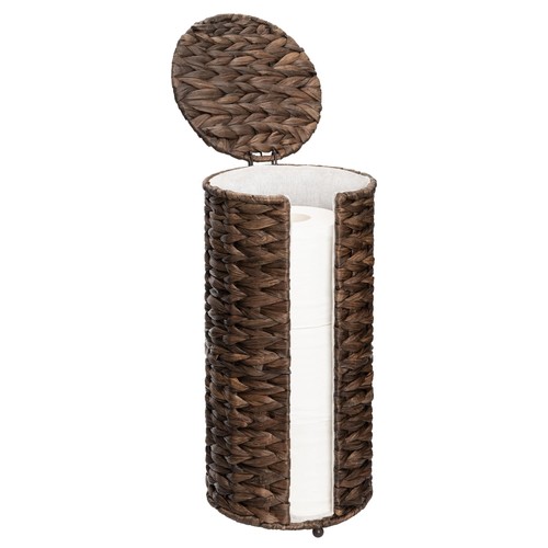Free standing wicker toilet - wicker,
