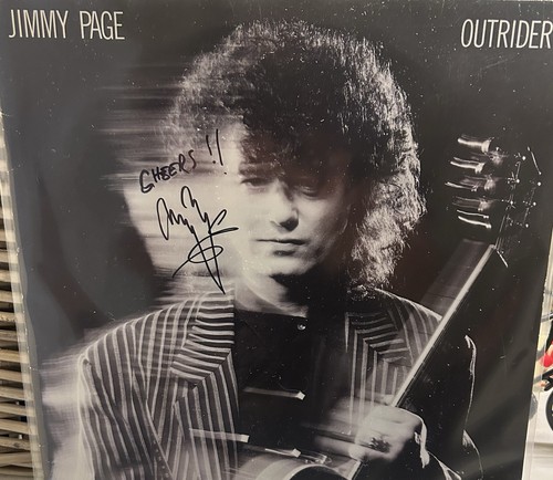 Jimmy page signed outrider - jimmy,