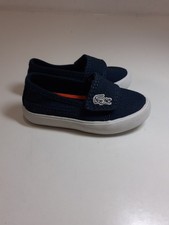 Lacoste Sport Infants Canvas Size EUR 19 UK 3 Boxed