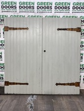 SOLID OAK GARAGE DOORS SIDE