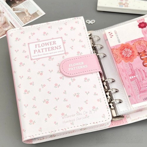 Size budget binder flower - a6,