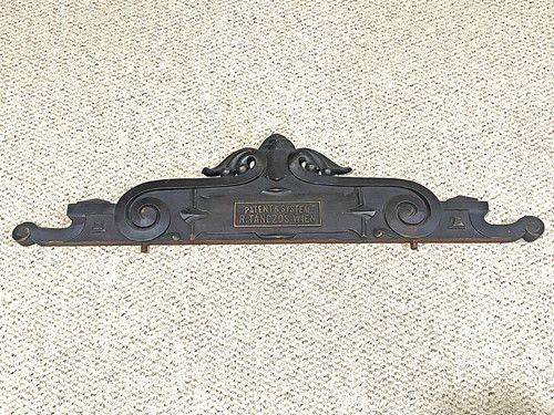 Antique carved wood - wood, pediment