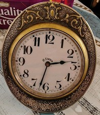 Doxa Brevet 33236 8 Days. W. Benson London 1920. Desk Travel Pocket clock. 