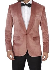 Man's 2 Piece Suit With Pink