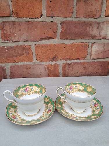 Pair vintage paragon - fine, bone