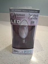 Twisted Candle Lamp bulb SES