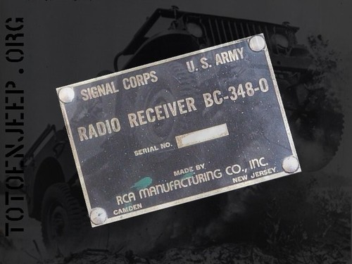 Plate label radio - plate,