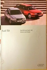 Audi 80 & 100 TDi Brochure 1994