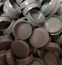 35mm Kitchen Hinge Cover Dark Grey Holes Cupboard Door Kitchen Cabinet 20 Caps