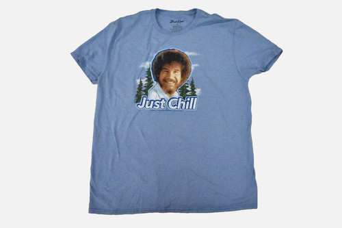Bob ross mens just chill - ross, funny