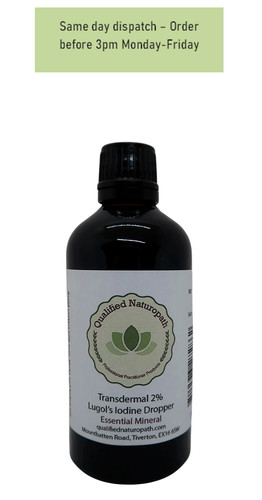 Lugol iodine transdermal - iodine, 2%
