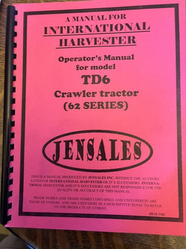 Operator manual - manual,
