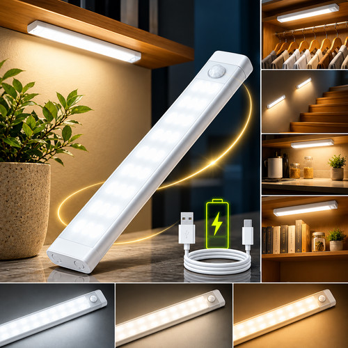 Rechargeable usb led - usb, motion