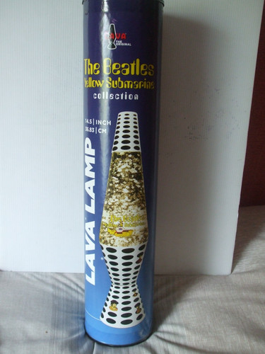 Beatles lava lamp yellow - beatles,