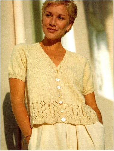 Knitting pattern ladies pretty - knitting,