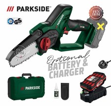 Parkside 20V Cordless Wood Cutter Saw Mini Chainsaw - Optional Battery & Charger