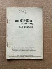 GENUINE YAMAHA PARTS BOOK LIST CATALOGUE FICHE FS1EDX FS1E FIZZY 596 76 ENGLAND
