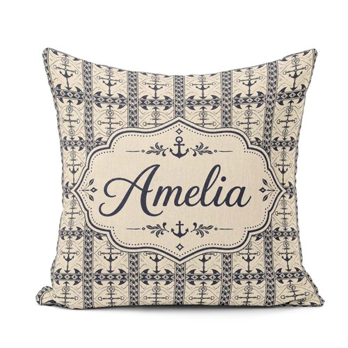Cushion throw pillow nautical - cushion,
