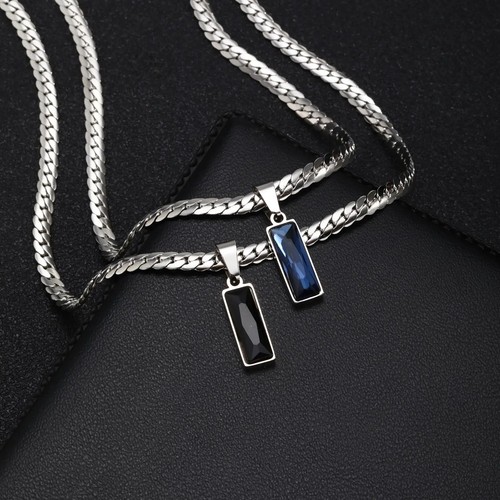 Men silver black - black, blue