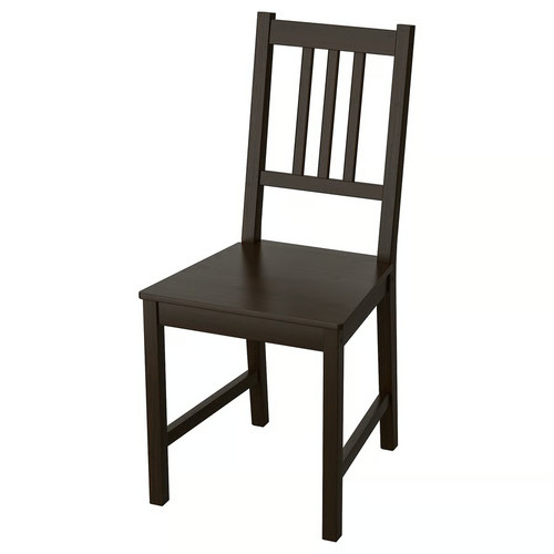 Ikea stefan chair - brown, black