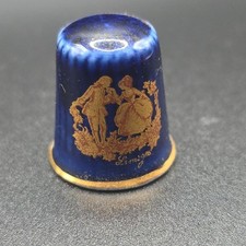 Small Limoges France Cobalt