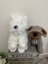 Keel Toys Hamish Westie West Highland White Terrier Dog Soft Plush Toy