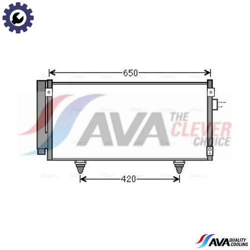 Condenser air conditioning - condenser,