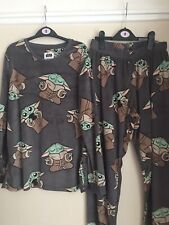 Star Wars Baby Yoda Soft Feel Pyjamas Size Womens Small