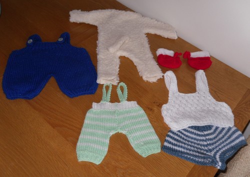 Hand knitted dolls - hand,