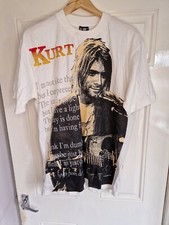 Vintage Nirvana T Shirt, Live