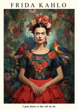 Large size Frida Kahlo print