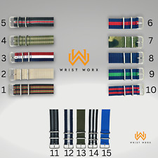 Durable James Bond Style  watch strap 20mm AND 22mm