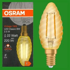 2x 2.5W LED OSRAM Vintage 1906