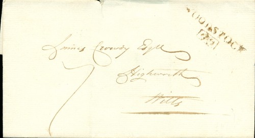 1800s pre stamp - pre-stamp, cover