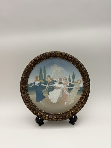 Large meissen art nouveau pate - meissen,