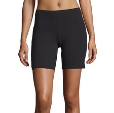 Hanes Womens 7" Mid Rise Bike Short - Black Sz XL 925027