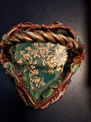 Capodimonte trinket basket - capodimonte,
